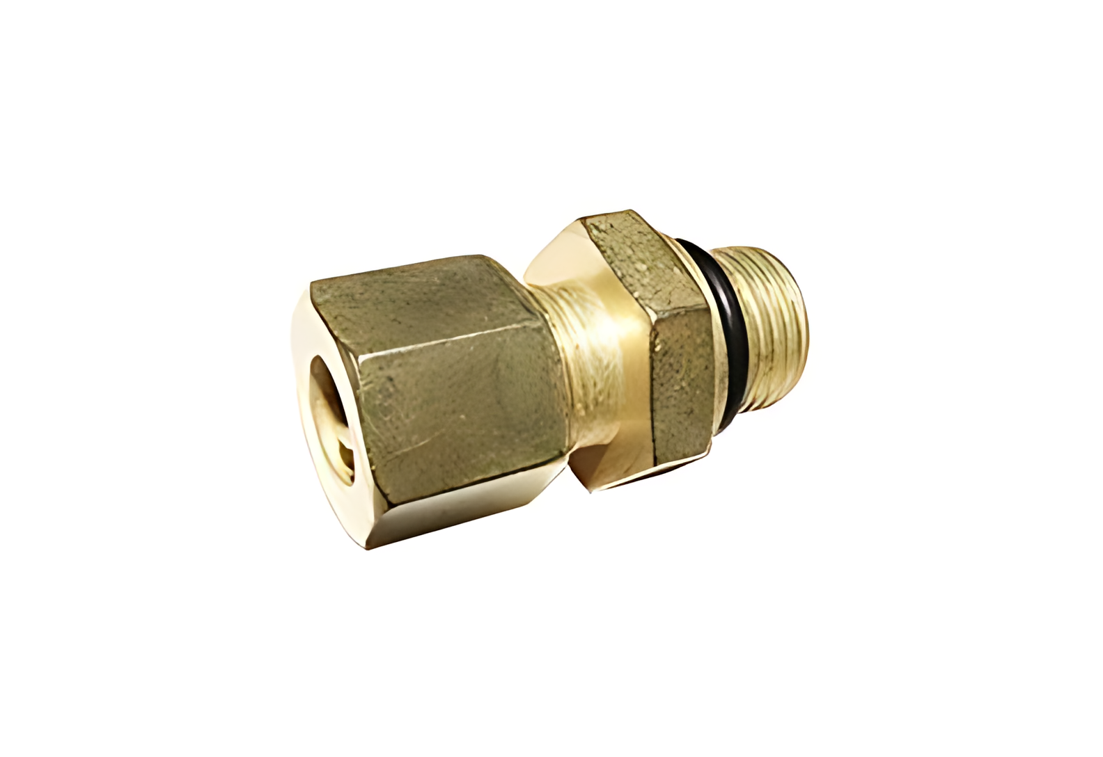 CONEXAO CONECTOR C/ PORCA ANILHA (16 X 1.5 X TUBO 10MM) - 1223