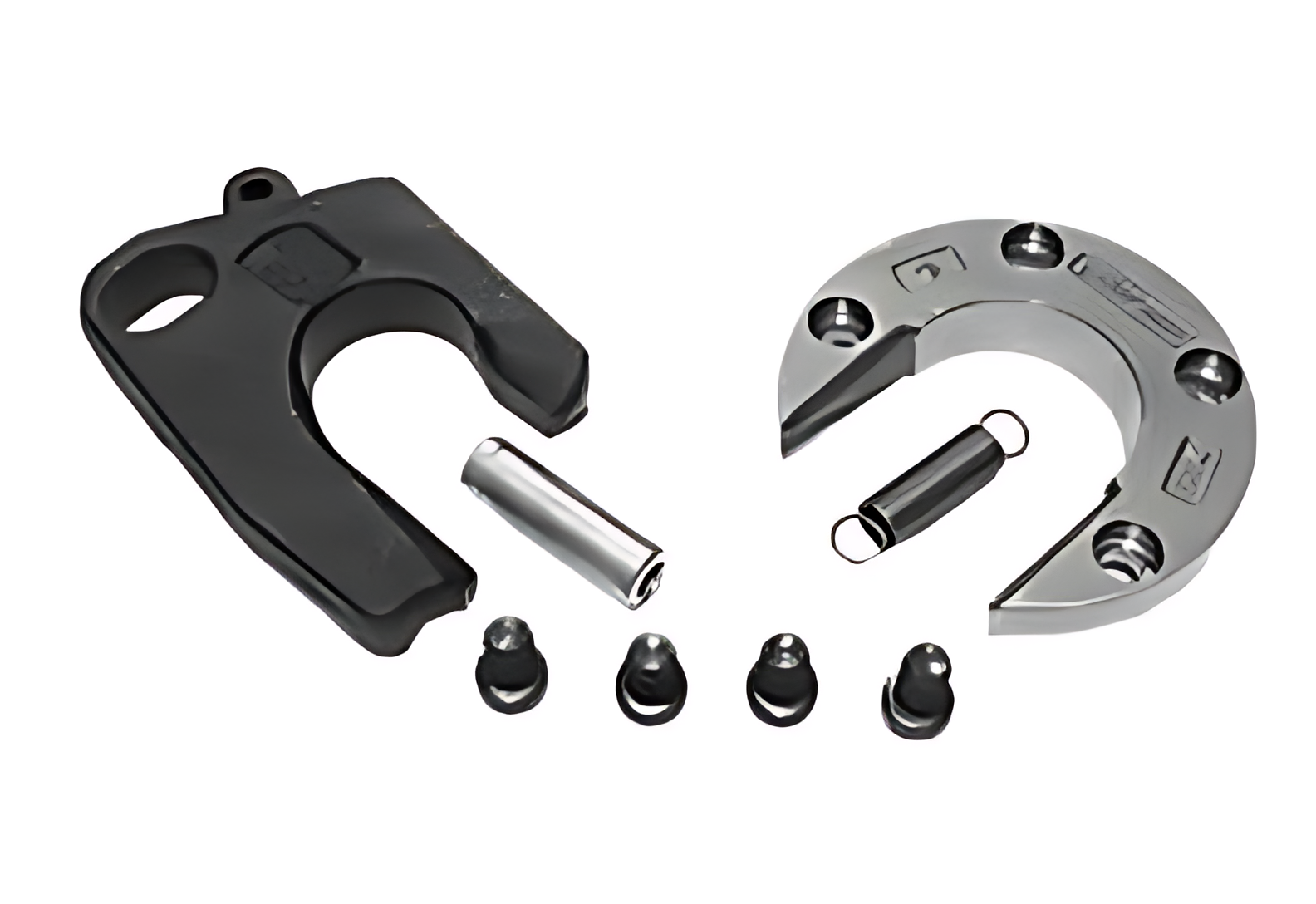 KIT QUINTA RODA JOST 2" 4 FUROS S/ PARAFUSOS - VC3267