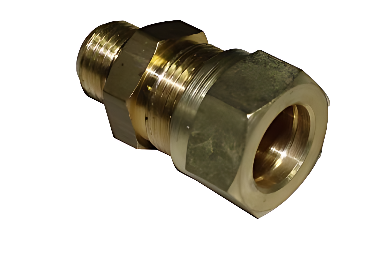 CONECTOR M16X1,5 X 16MM TUBO COM PORCA E ANILHA - 1235M