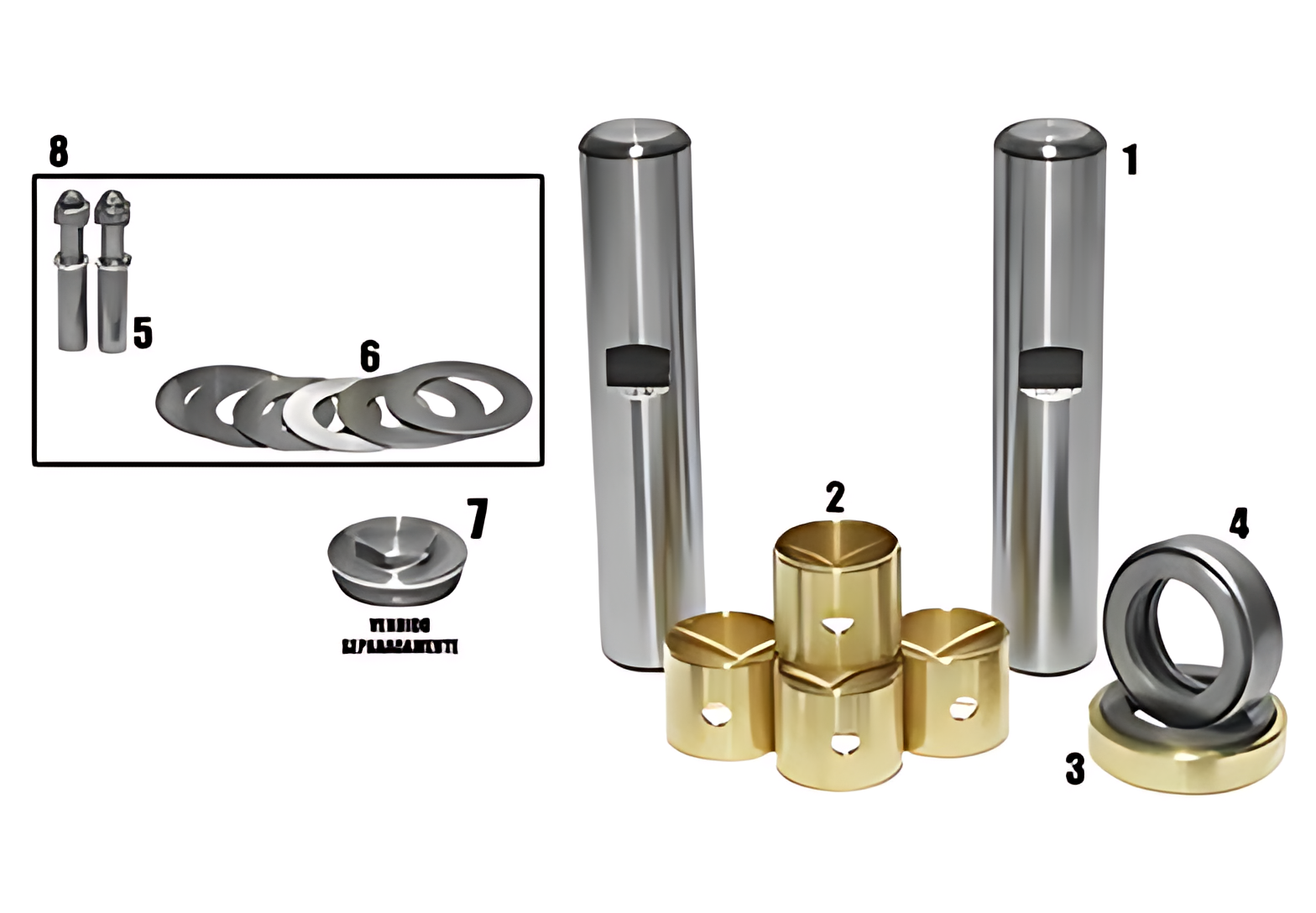 JOGO EMBUCHAMENTO 0,10 C/ ROLAMENTO 33.10MM - 500053591/010