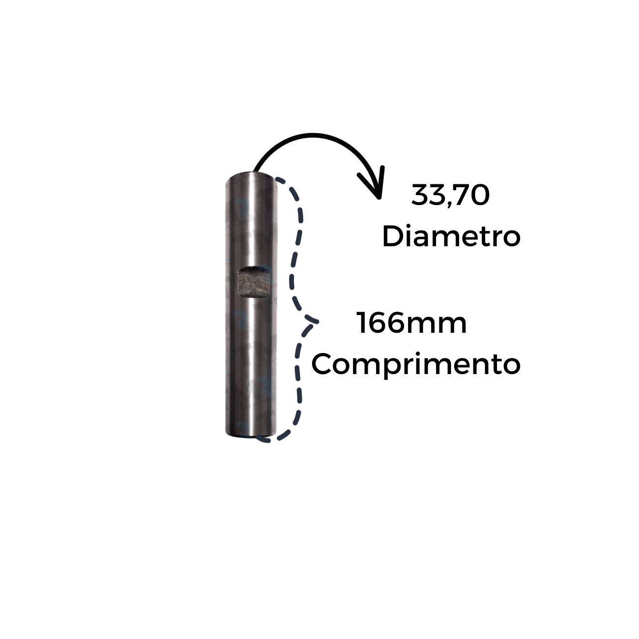 PINO MANGA EIXO 33MM - 6733300019-STD - Imagem 3
