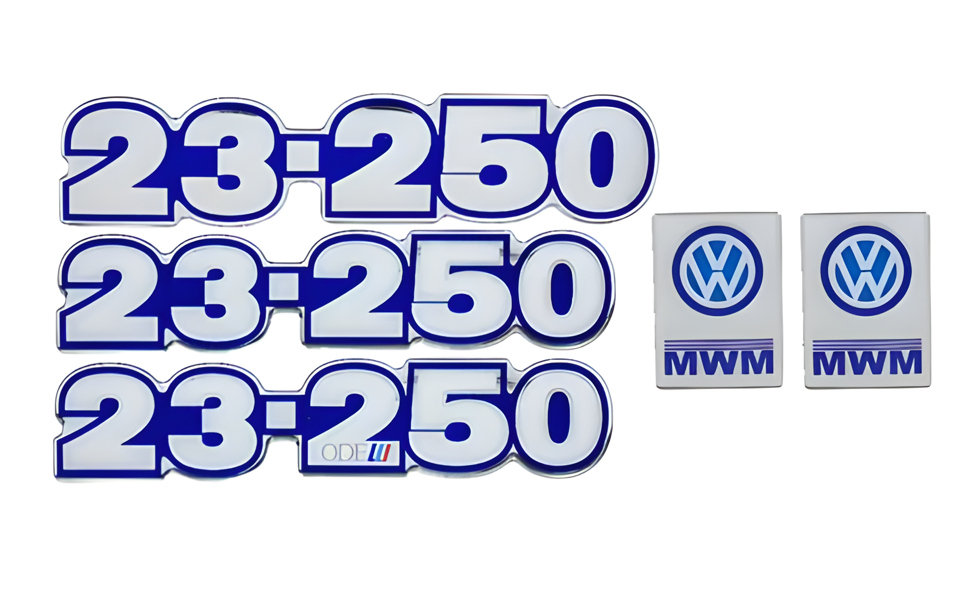 EMBLEMA FRONTAL CRISTAL 23250E - VW23250EF - Imagem 9