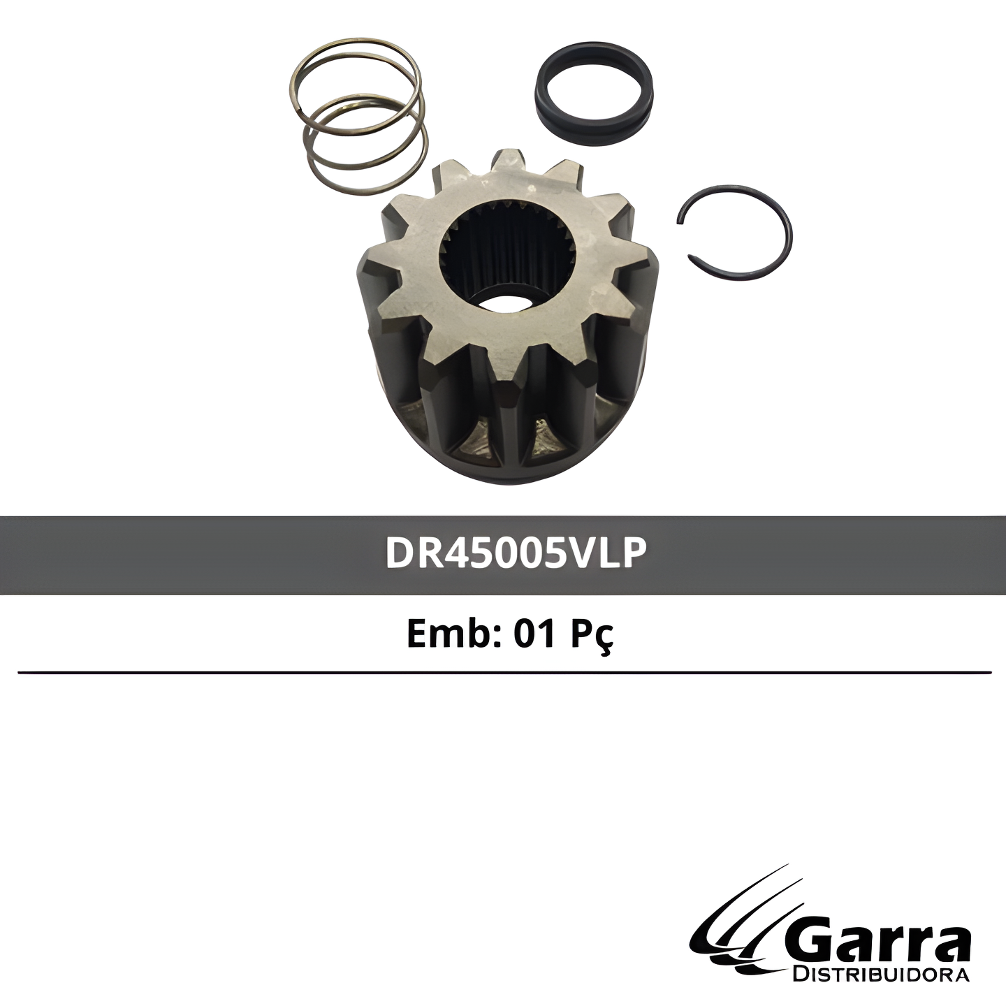 KIT PINHAO VOLVO 12 DENTES MODULO 3 - 45005VLP - Imagem 2