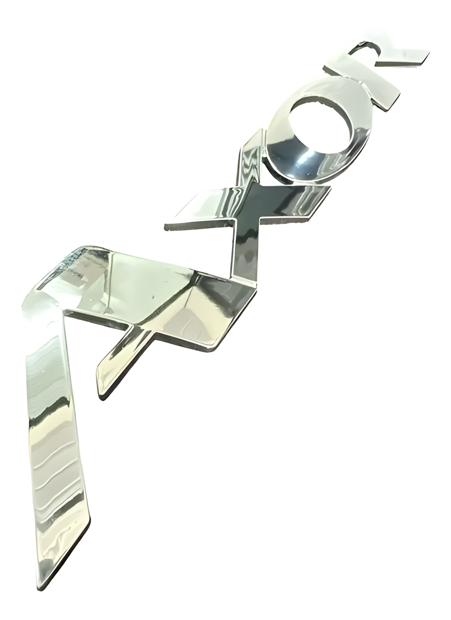 EMBLEMA LATERAL INJETADO CROMADO 31-370 - 2U2854431B - Imagem 3