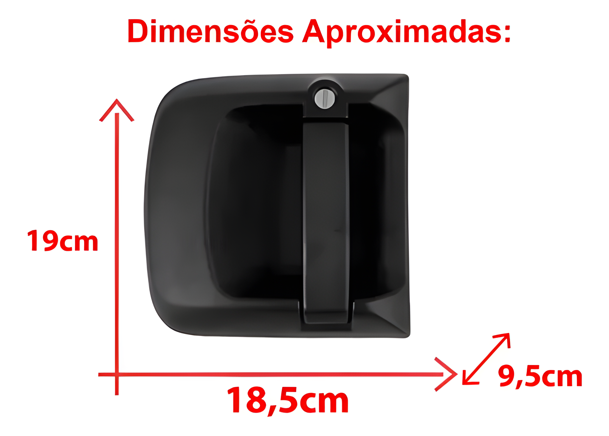 MACANETA EXTERNA PORTA LD SEM CHAVES - 622198 - Imagem 2