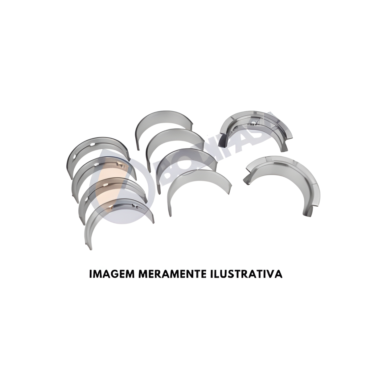 JOGO BRONZINA BIELA MBB OM314/364 STD - 55095020 - Imagem 5