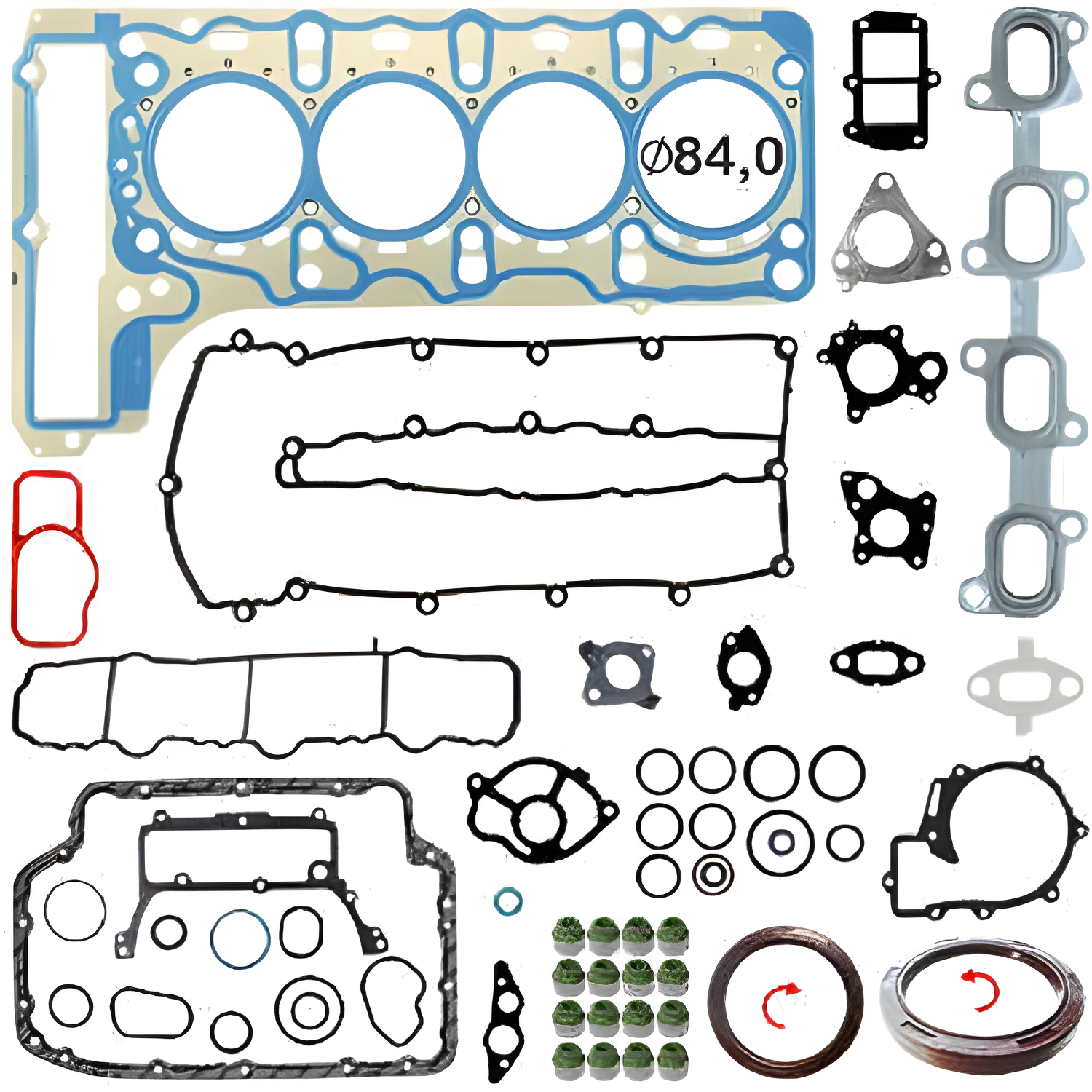 JOGO JUNTA MOTOR COMPLETO SPRINTER OM651 LA - MM100706 - Imagem 3