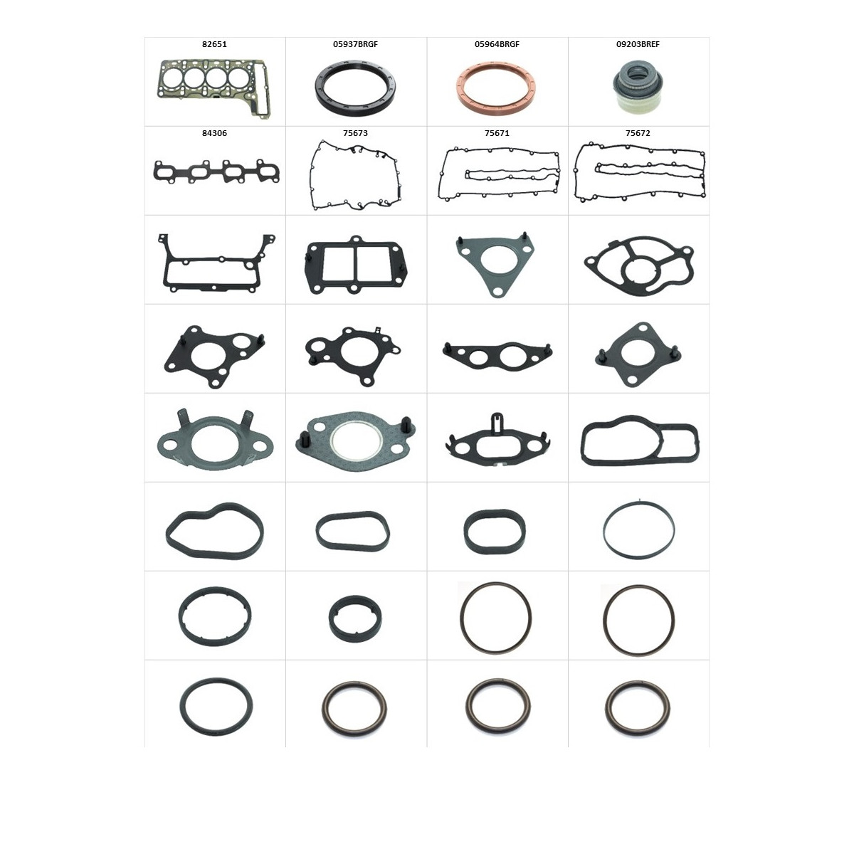 JOGO JUNTA MOTOR COMPLETO SPRINTER OM651 LA - MM100706 - Imagem 4
