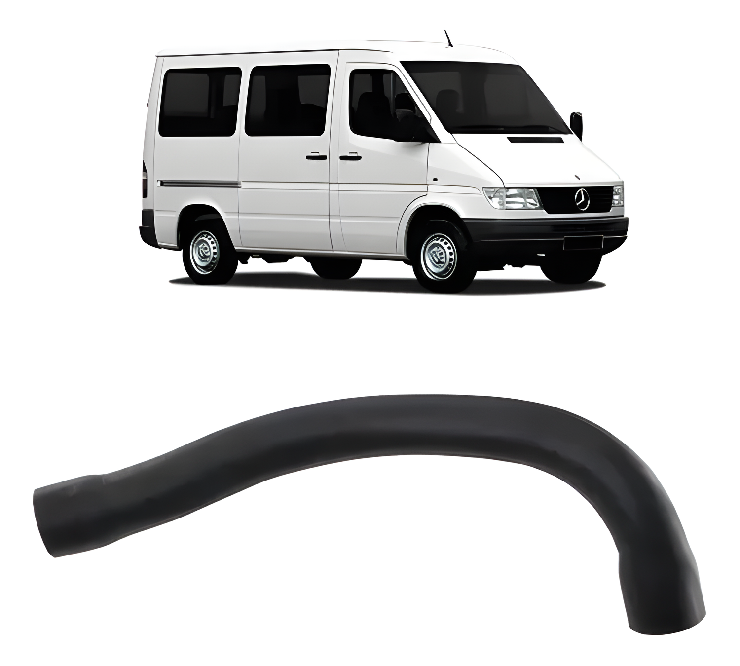 MANGUEIRA RADIADOR SUP. SPRINTER 310 - 90002065 - Imagem 2