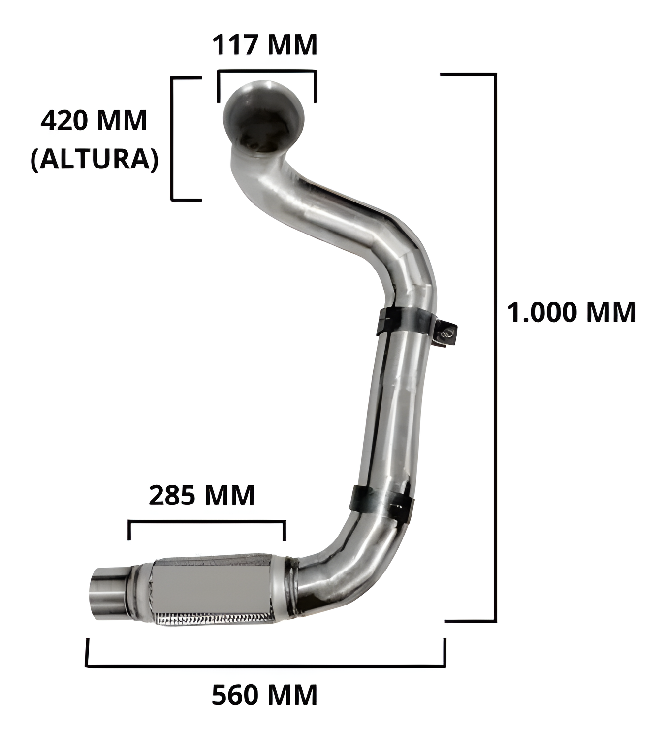 TUBO SAIDA MOTOR - TM1267 - Imagem 5