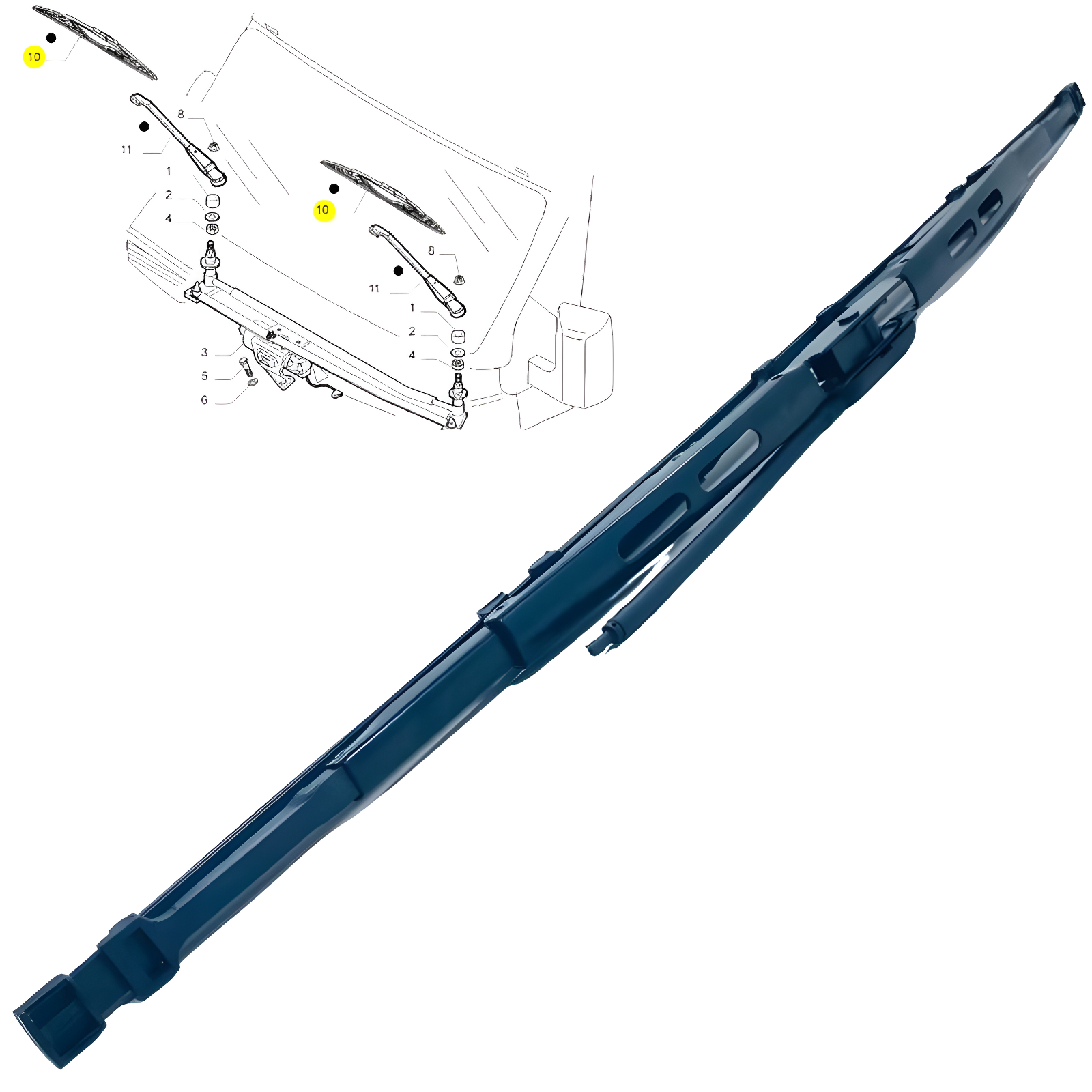 PALHETA LIMPADOR SEM ESGUICHO - 5801353940