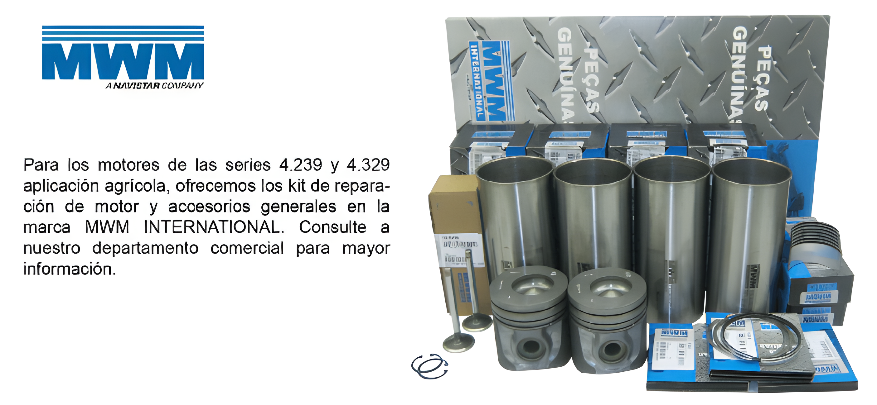 KIT MOTOR MWM 229 ASPIRADO  ORIGINAL - 922980191428
