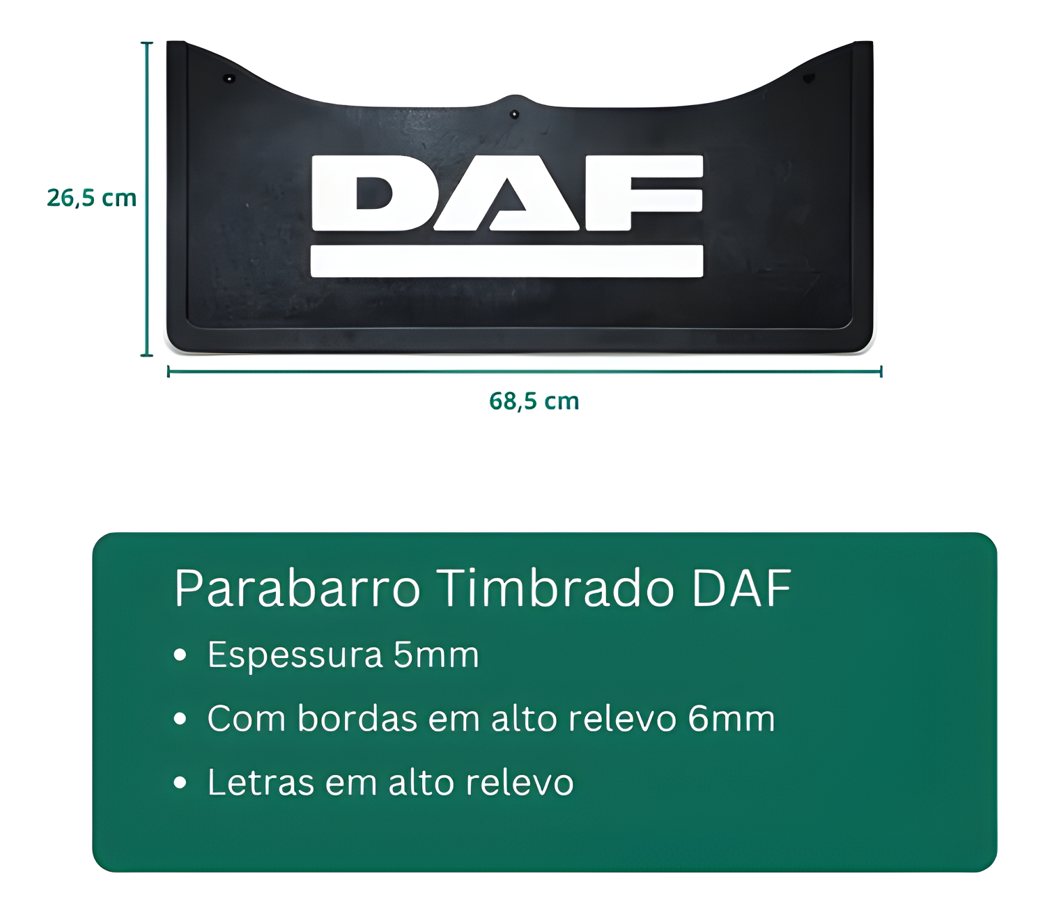 APARA BARRO DAF TRASEIRO 685X265MM - 522370 - Imagem 3