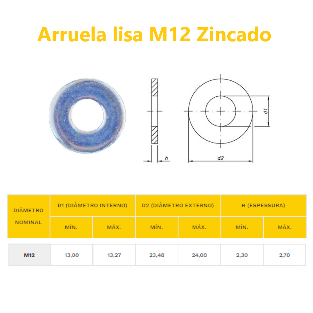 ARRUELA M12 - N0382011 - Imagem 3