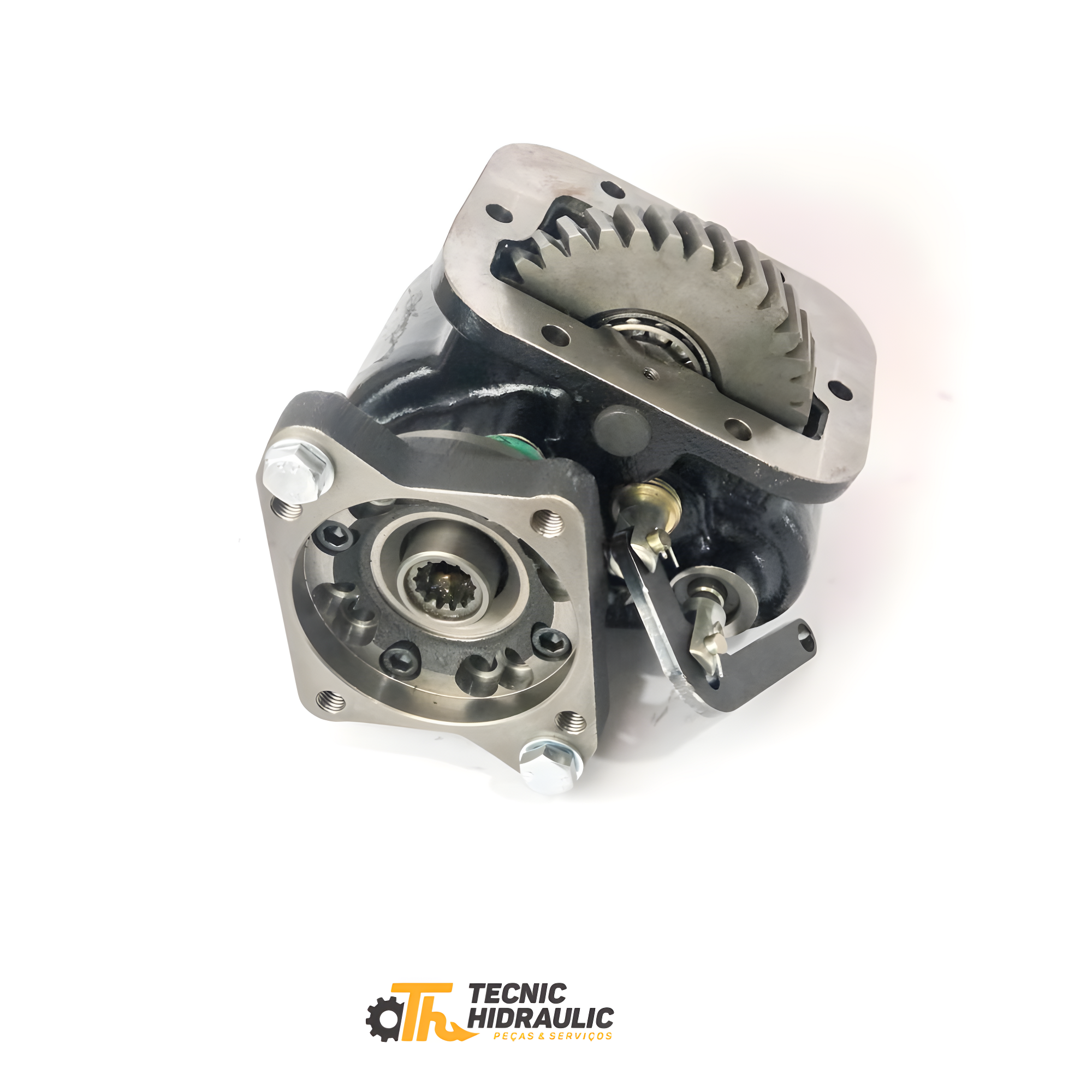 TOMADA FORCA FS4005 FS4205 ENGRENAGEM DUPLA SAIDA BOMBA ACI. PNEUMATICO - 3001296