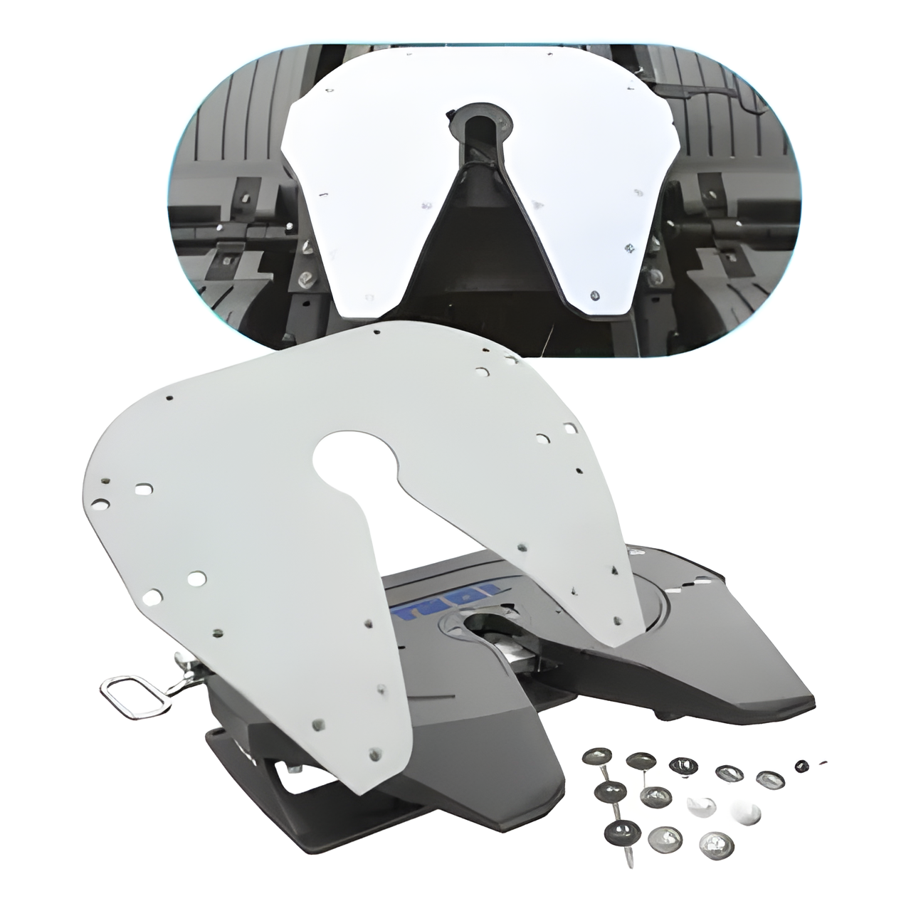 KIT PLACA DESGASTE QUINTA RODA - 260001202 - Imagem 4