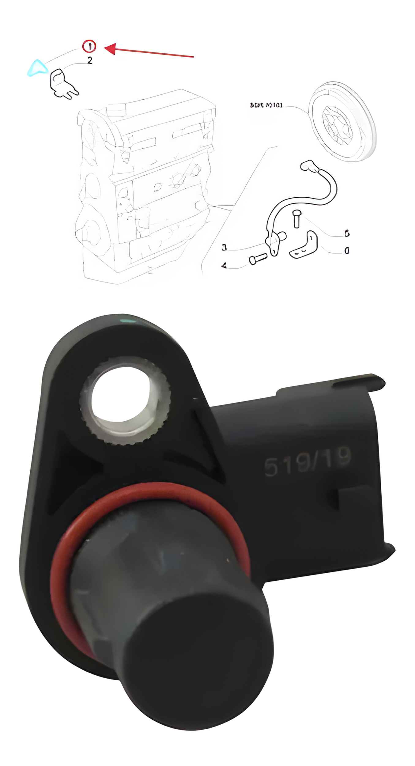 SENSOR ROTACAO - MM101730E - Imagem 8