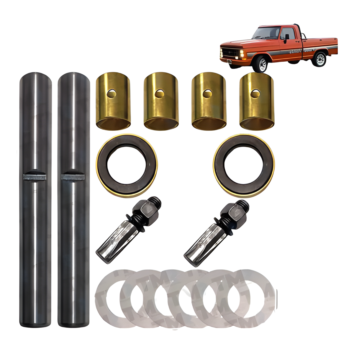 EMBUCHAMENTO  FORD F600/F13000 MED. 31,85 CROMO C/ CHIMIE E ROL. - VA026XAR/050 - Imagem 4