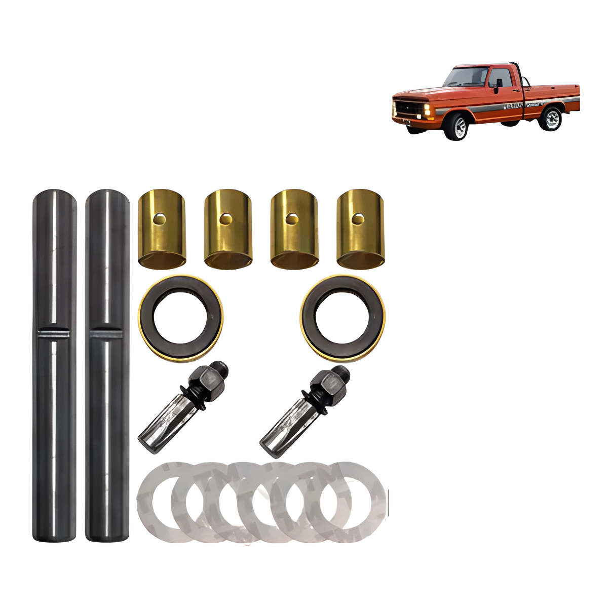 EMBUCHAMENTO  FORD F600/F13000 MED. 31,85 CROMO C/ CHIMIE E ROL. - VA026XAR/050 - Imagem 2