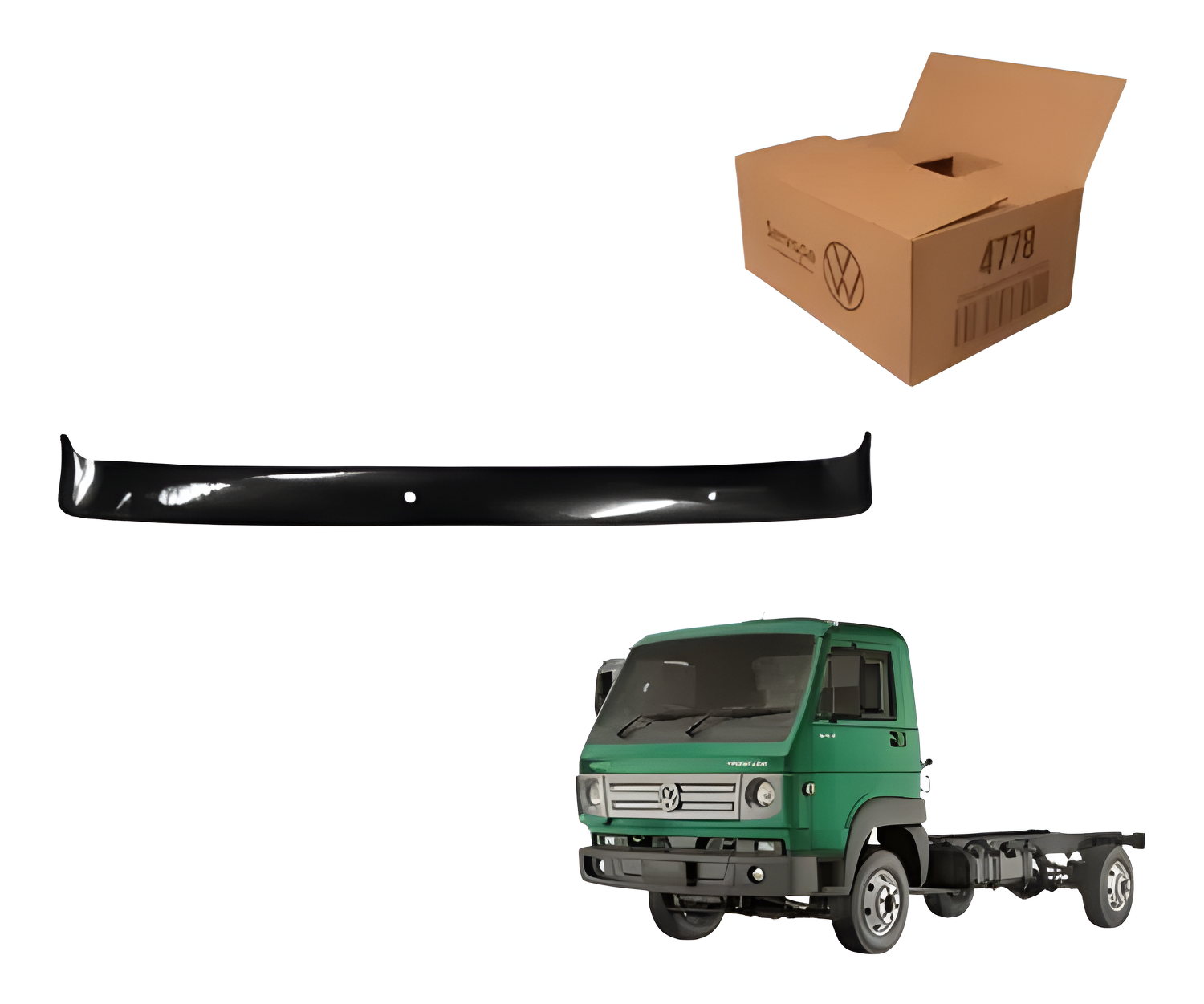 FAIXA ADESIVA PRETA PARABRISA - 2TK853735A