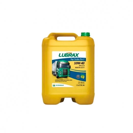 OLEO LUBRAX 10W40 TOP TURBO SINTETICO PRO S - 20L - 01002395 - Imagem 3