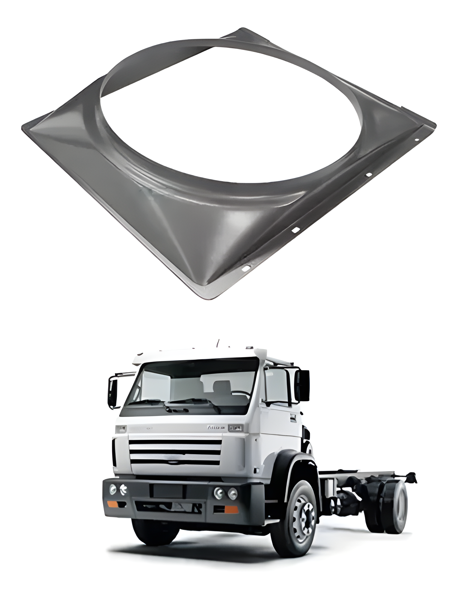 DEFLETOR AR RADIADOR WORKER 13170E/15170E/13180E/15180E/15190 - 2T0121207D - Imagem 4