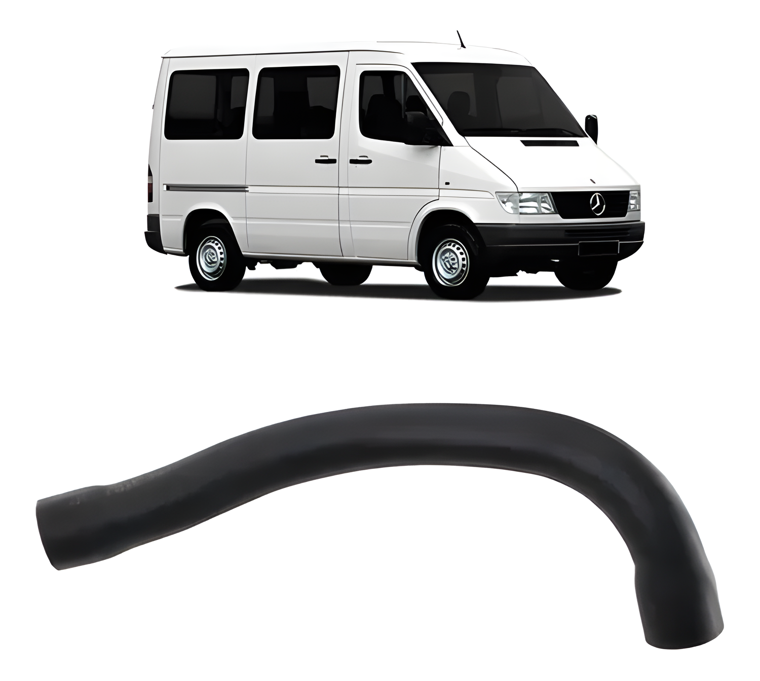 MANGUEIRA RADIADOR SUP. SPRINTER 310 - 90002065 - Imagem 6