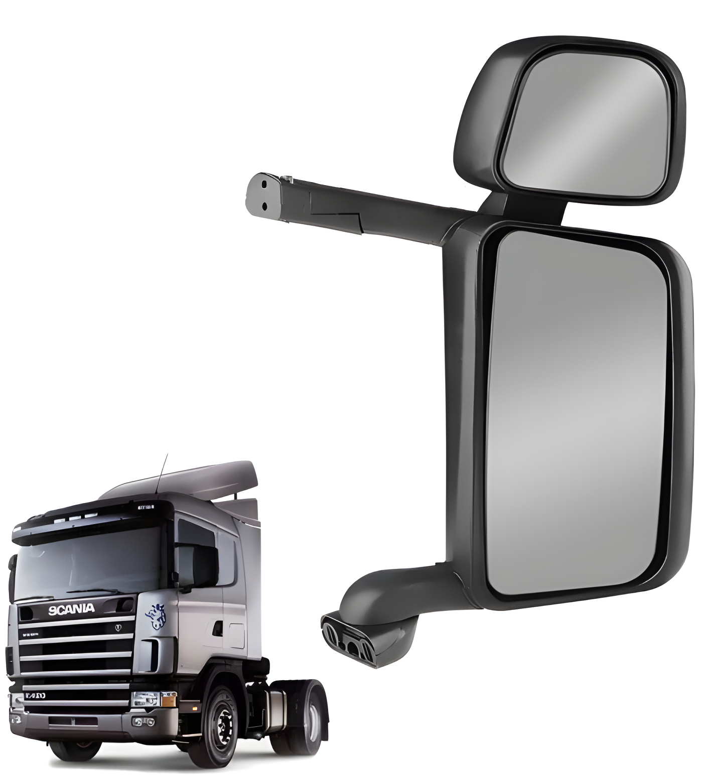 CONJUNTO ESPELHO RETROVISOR LD MANUAL INTEIRICO SEM DESEMBACADOR - FB1520