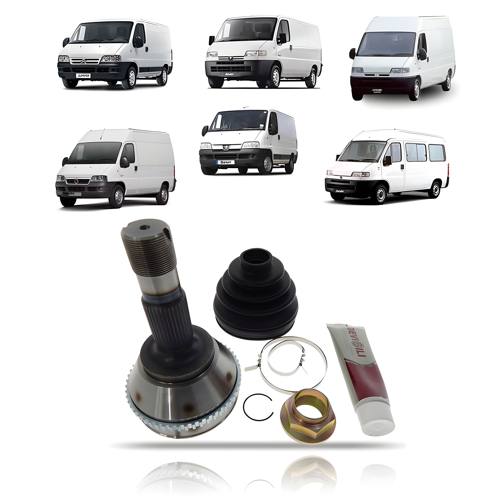 TULIPA HOMOCINETICA CITROEN / DUCATO 2.5/2.8 ESQ. CAMBIO - NJH01080D