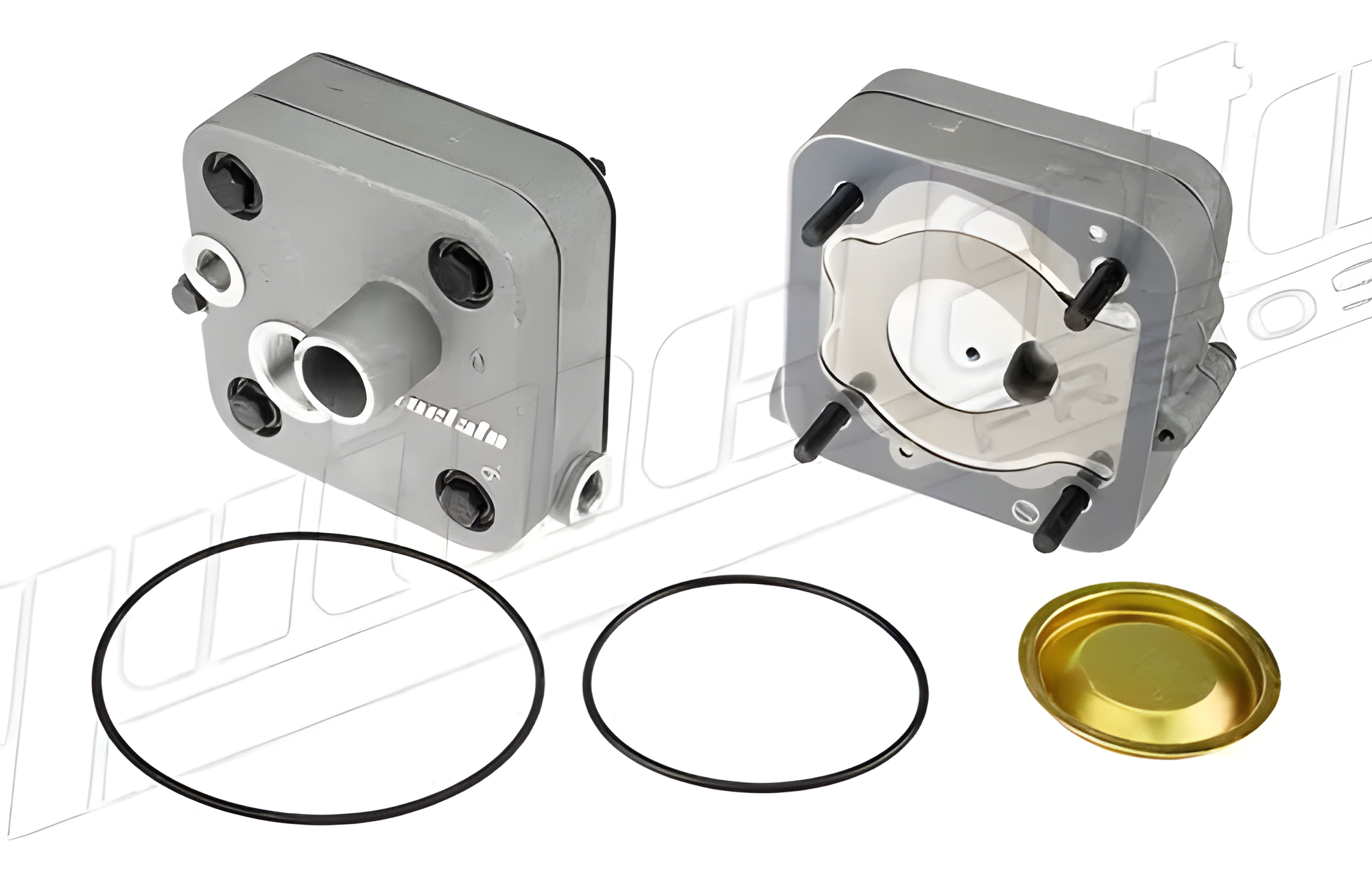 CONJUNTO CABECOTE COMPRESSOR AR - 85MM GOVERNADO - QA1667MCBGM - Imagem 6