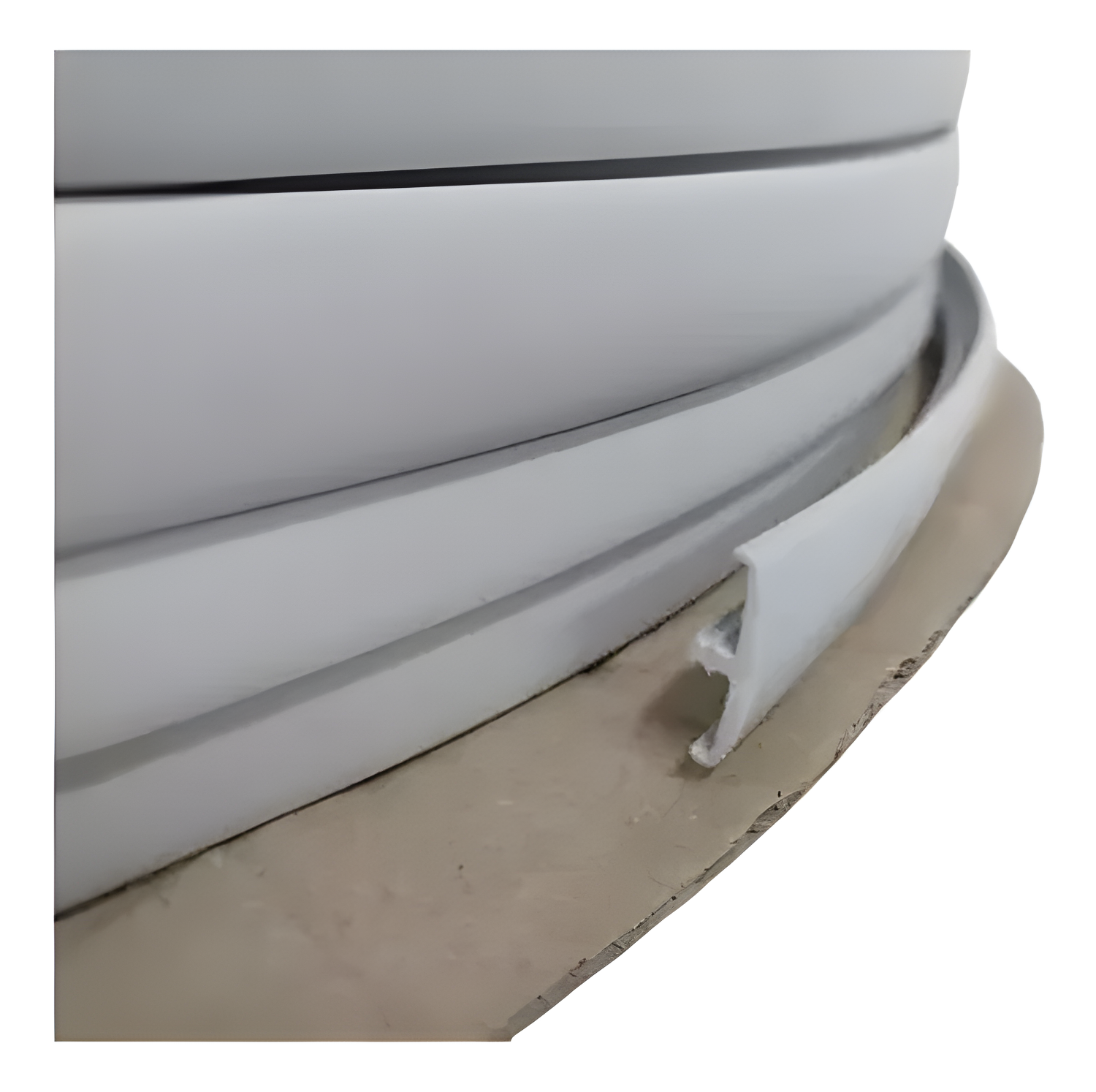 PERFIL PVC ACAB TETO CZ COM ABA MENOR - 003101