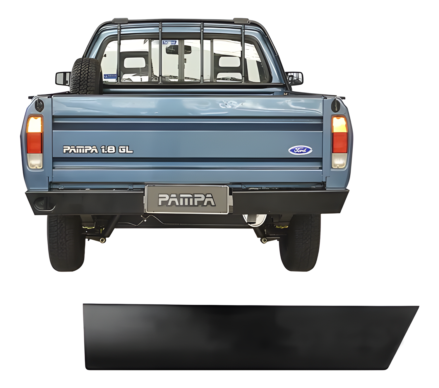 PARA-CHOQUE TRASEIRO LE PAMPA - 84PU17K825A - Imagem 2