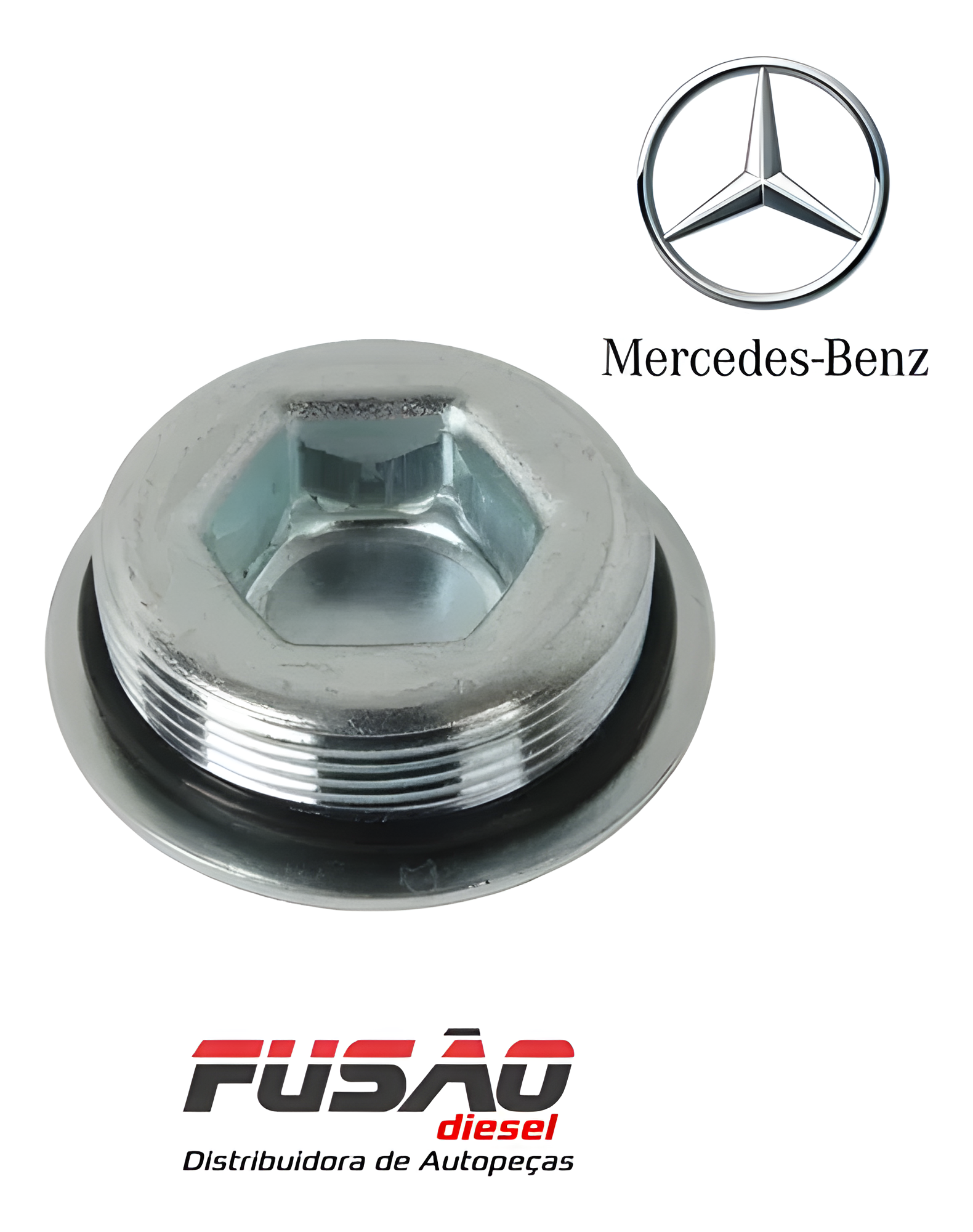 BUJAO ROSQUEADO BLOCO COM ANEL SPRINTER CDI - LA329 - Imagem 5