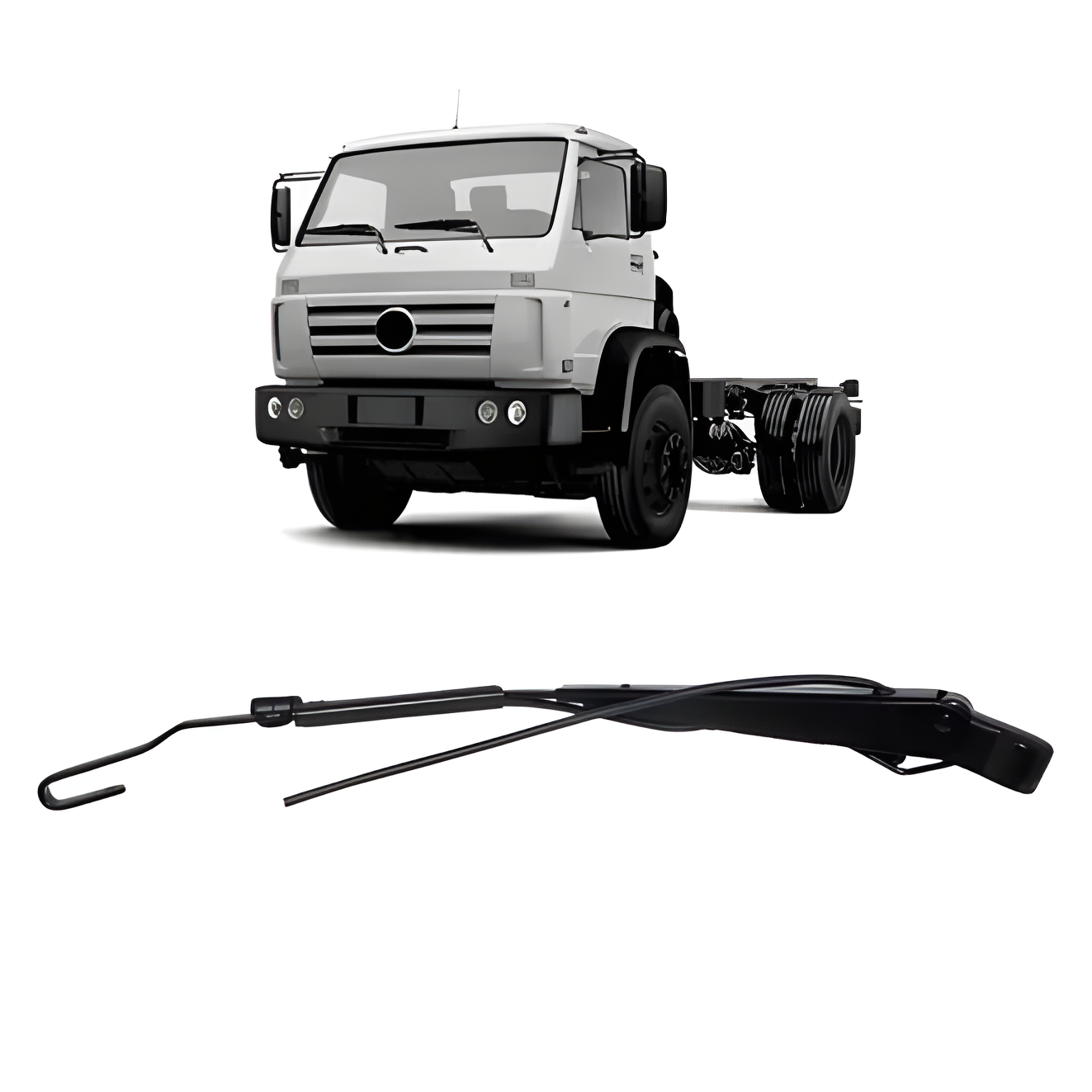 BRACO LIMPADOR PARABRISA LD - 388023 - Imagem 2