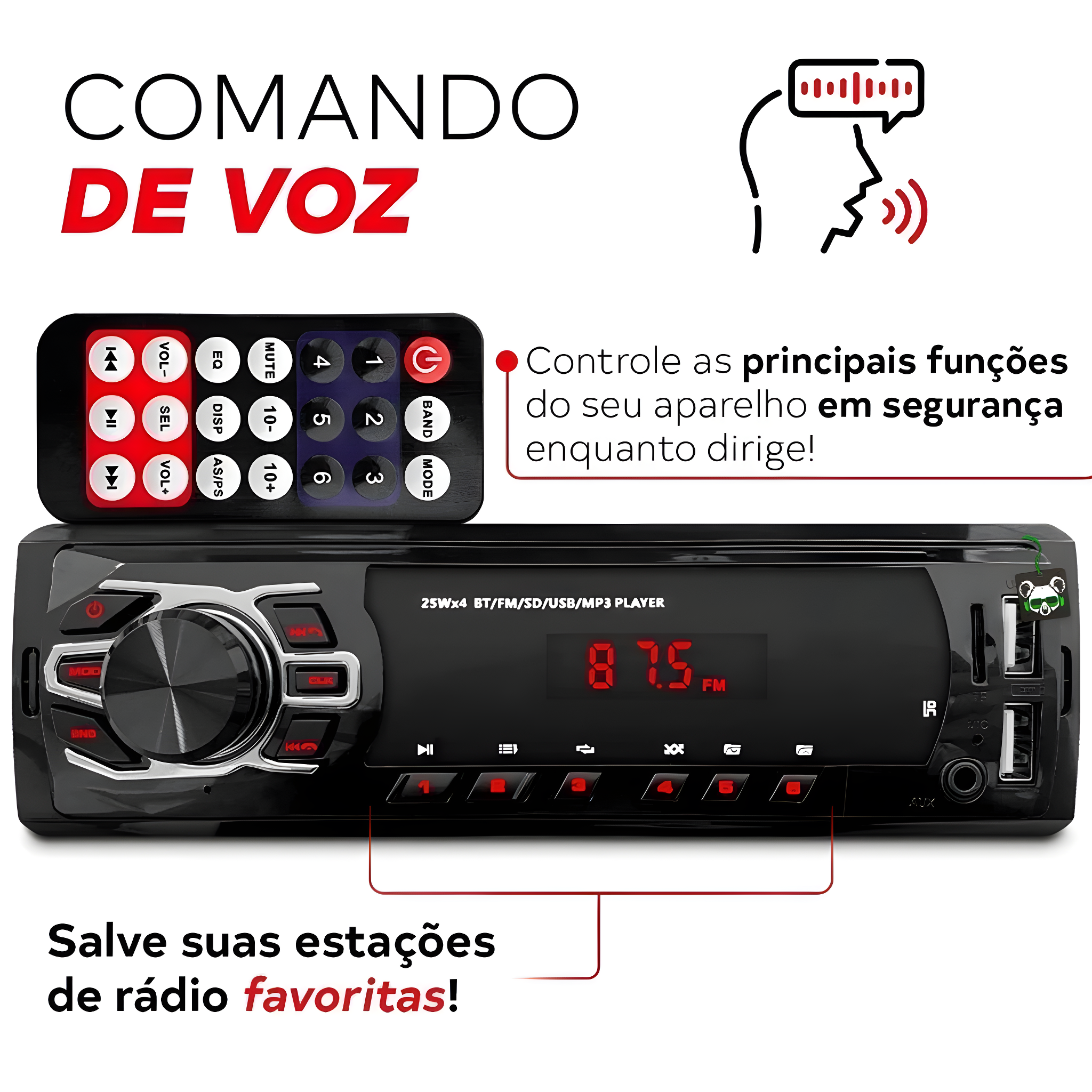 MP3 CAR PLAYER - ML1282