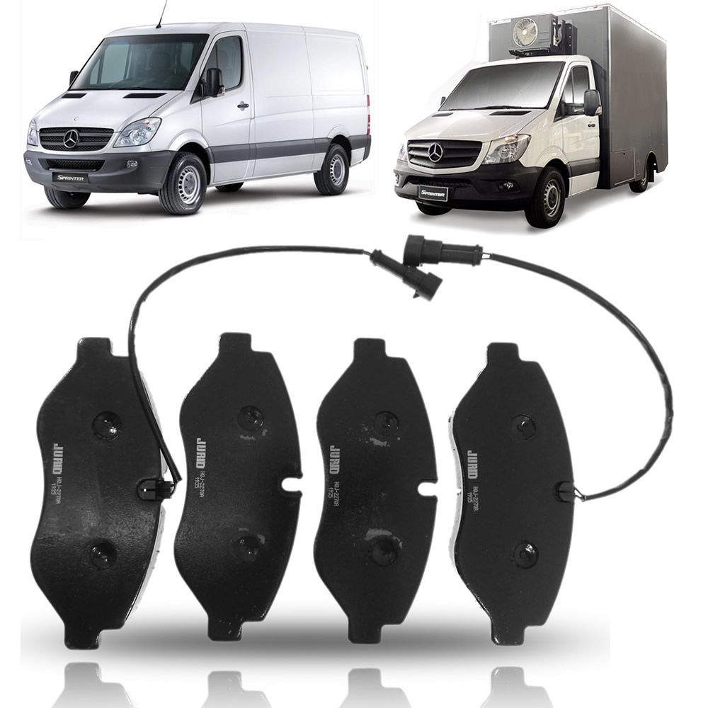 PASTILHA FREIO DIANT. MBB SPRINTER 311/415 CDI S/ SENSOR - N2055