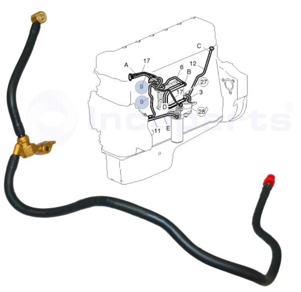 TUBO RETORNO COMBUSTIVEL - 20481305