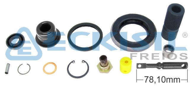 KIT REPARO COMPLETO CATRACA AUTOMATICA DIANTEIRA 5,5 AMARELO ASA 3 - KCFM194