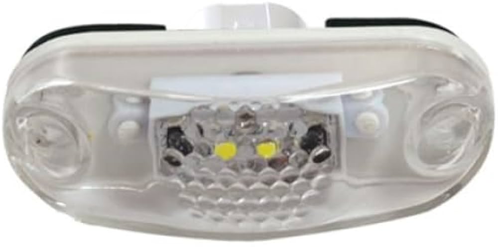 LANTERNA DELIMITADORA E LUZ PLACA 2 LEDS CRISTAL - PL13340062