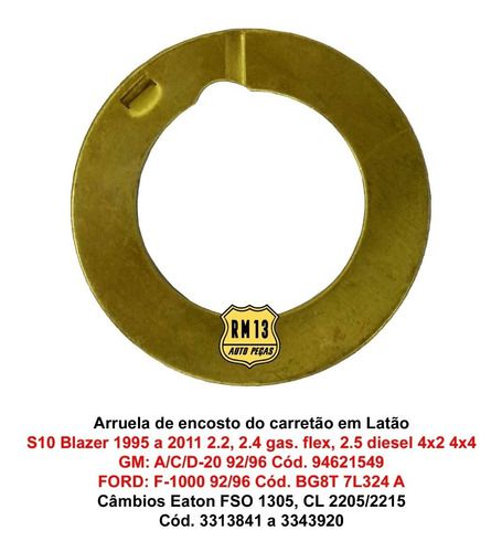 ARRUELA ENCOSTO - 3343920