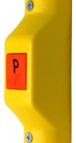 BOTAO PARADA SOLICITADA ONIBUS ( VERTICAL AMARELO ) - AB557R