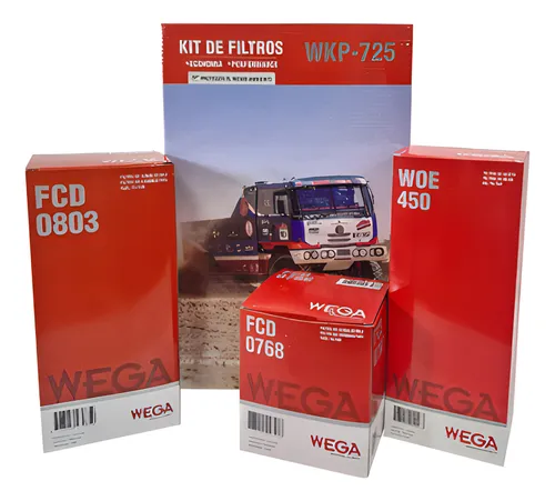 KIT FILTROS COMBUSTIVEL LUBRIFICANTE MB OM926LA - WKP725