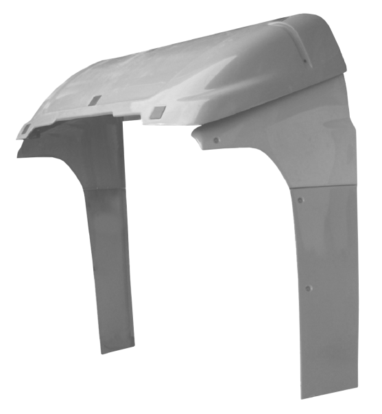 DEFLETOR DE AR CABINE SEM FILTRO - 006204