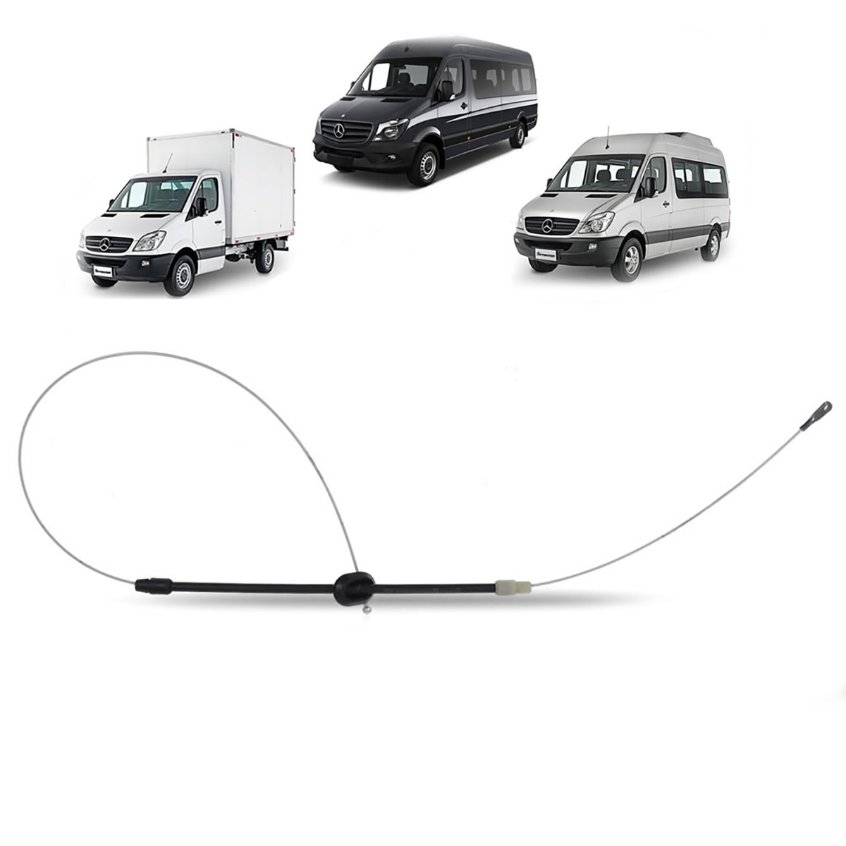 CABO DE FREIO SPRINTER 2430mm - 9044200485