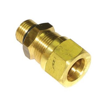 CONECTOR M22X1,5 X 8MM TUBO COM PORCA E ANILHA - 1218