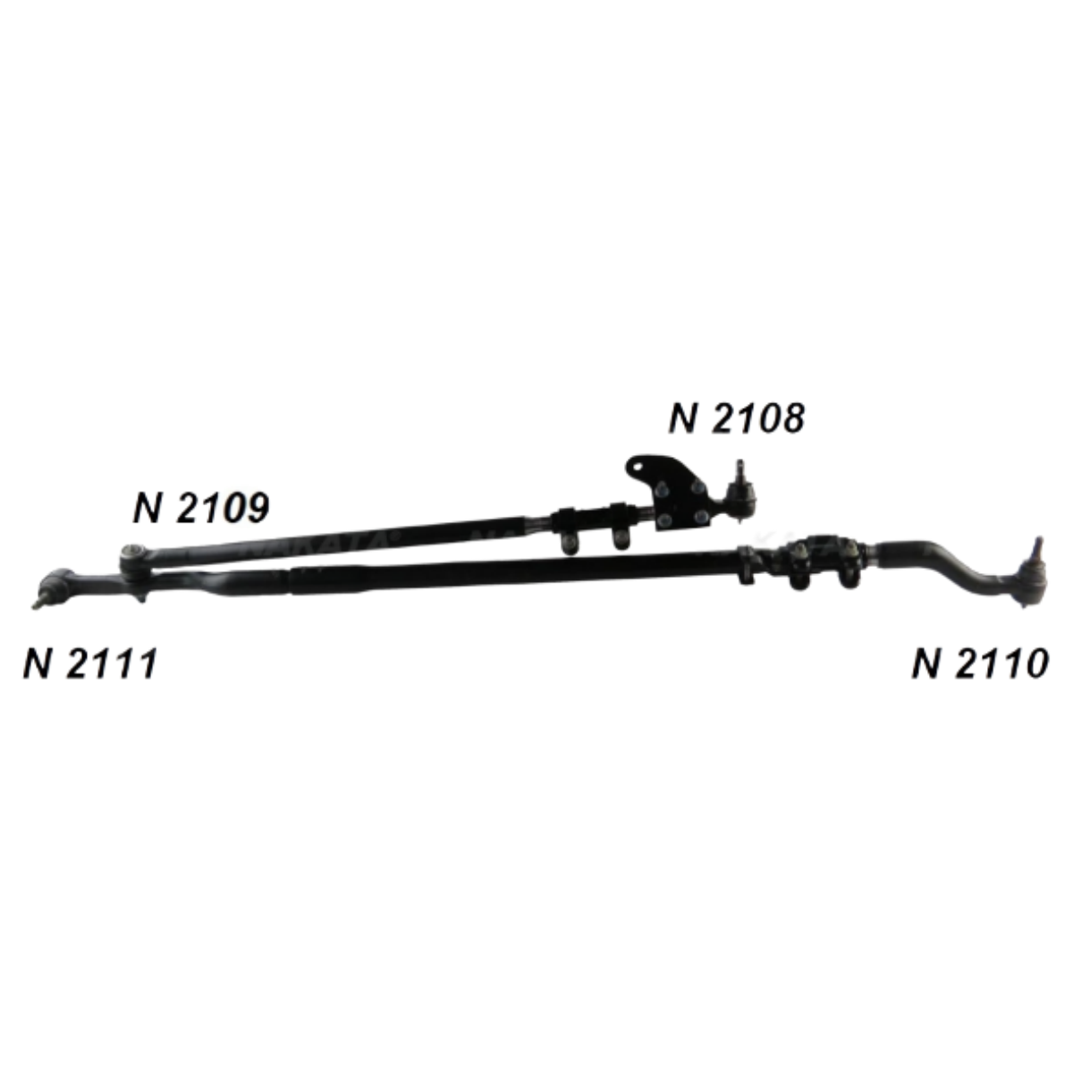 BARRA DIRECAO HID. DIANT. ESQ. / DIR. FORD F4000 - N2158