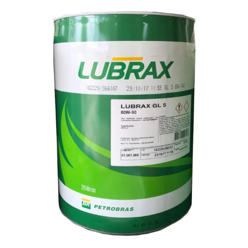 OLEO LUBRAX GL 5 80W90 - 20L - 1.001.952