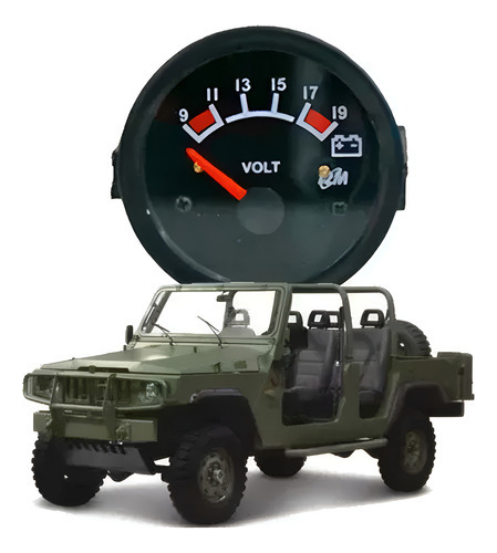 VOLTIMETRO 9-19V 12V 60MM MARRUA AM11 AM21 - 22312