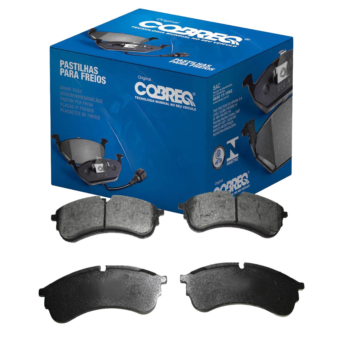 PASTILHAS FREIO DIANTEIRO - N2098