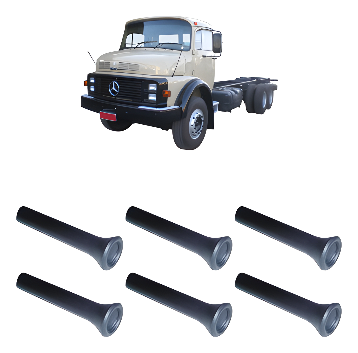 PINO MANGA EIXO 40.80MM CROMO - T11407687X/STD